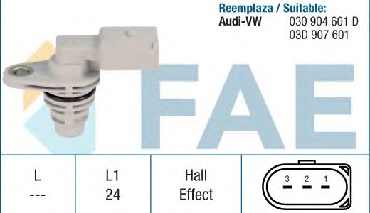 Датчик частоты вращения, управление двигателем FAE 79142