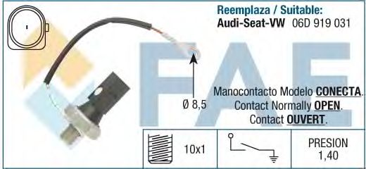 Датчик давления масла FAE 12895