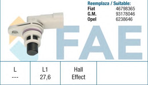 Датчик частоты вращения, управление двигателем FAE 79171