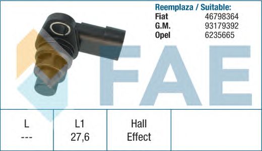 Датчик частоты вращения, управление двигателем FAE 79172