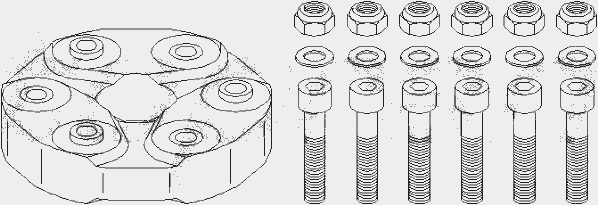 Карданный шарнир TOPRAN 400 239