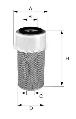 Воздушный фильтр WIX FILTERS WA6104