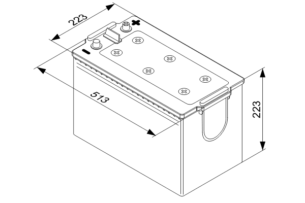 Аккумулятор BOSCH 0 092 T50 770 T5