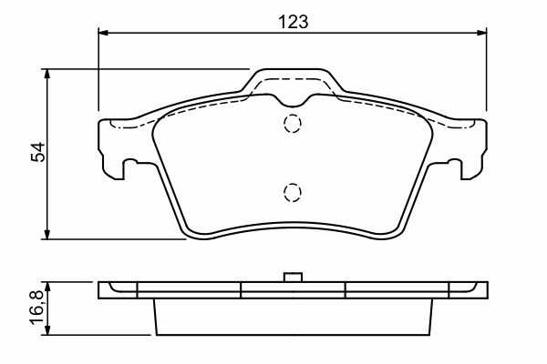 Тормозные колодки BOSCH 0 986 494 032