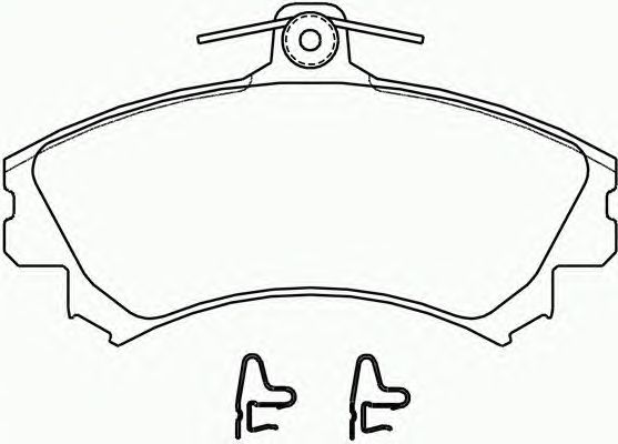 Тормозные колодки TEXTAR 2192003