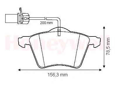 Тормозные колодки JURID 573045J