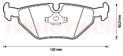 Тормозные колодки JURID 571387D