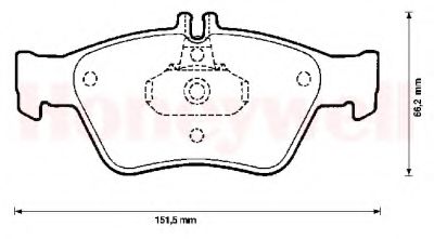 Тормозные колодки JURID 571877J