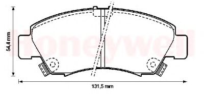Тормозные колодки JURID 572324J