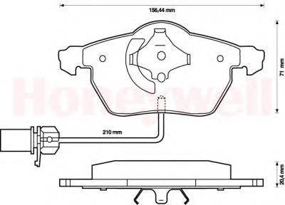 Тормозные колодки JURID 573037J