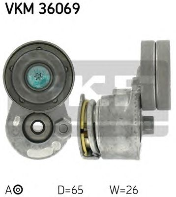 Натяжной ролик поликлинового ремня SKF VKM 36069