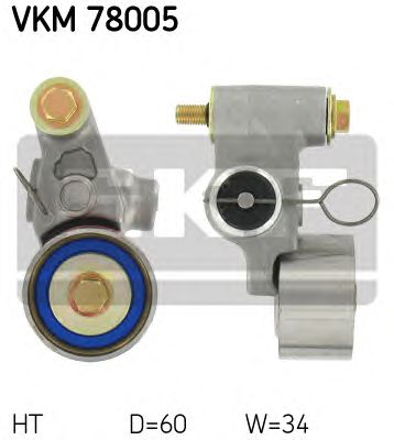 Натяжной ролик ремня ГРМ SKF VKM 78005
