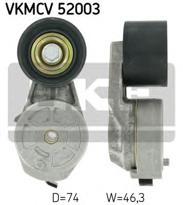 Натяжной ролик поликлинового ремня SKF VKMCV 52003