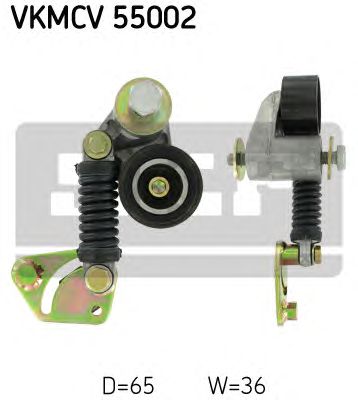 Натяжний ролик поліклинового ременя SKF VKMCV 55002