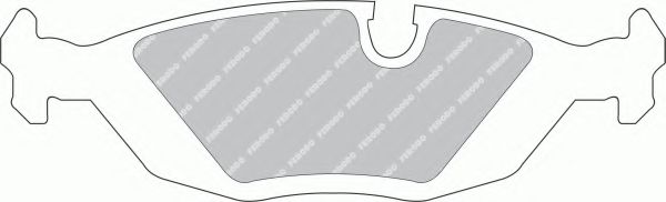 Тормозные колодки FERODO FDB296