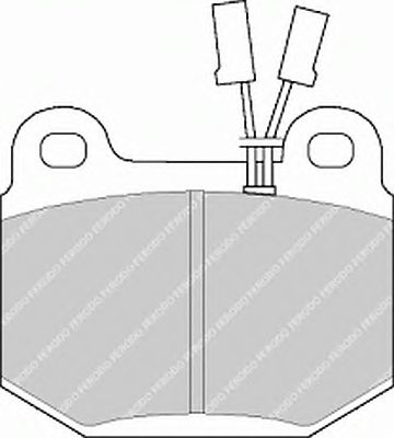 Тормозные колодки FERODO FDB391
