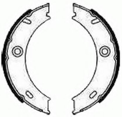Тормозные колодки ручника FERODO FSB625