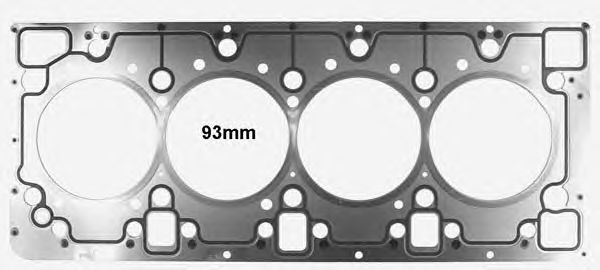 Прокладка головки блока цилиндров (ГБЦ) GLASER H80034-00