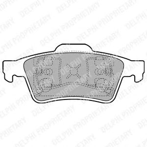 Тормозные колодки DELPHI LP1701