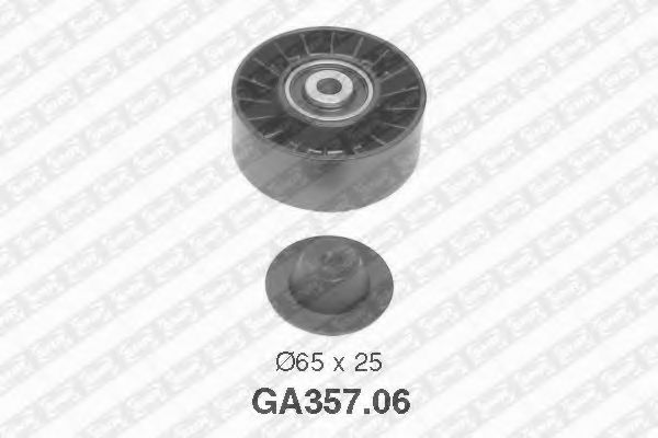 Направляющий / паразитный ролик поликлинового ремня SNR GA357.06