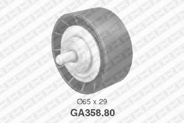 Направляющий / паразитный ролик поликлинового ремня SNR GA358.80