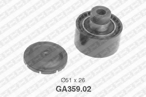 Направляющий / паразитный ролик поликлинового ремня SNR GA359.02