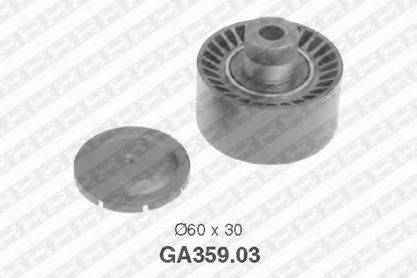 Направляющий / паразитный ролик поликлинового ремня SNR GA359.03