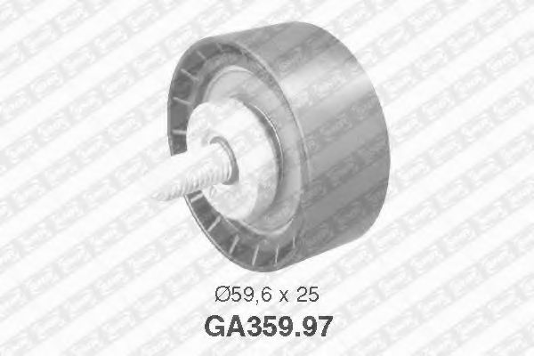 Направляющий / паразитный ролик поликлинового ремня SNR GA359.97