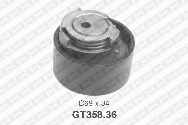 Натяжной ролик ремня ГРМ SNR GT358.36