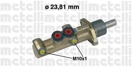 Главный тормозной цилиндр METELLI 05-0298