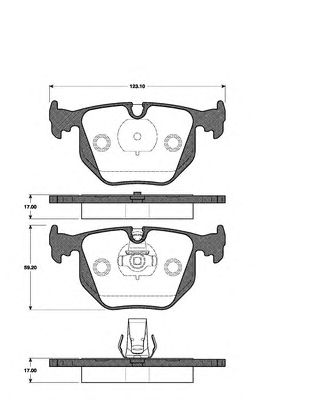 Тормозные колодки NK 221518