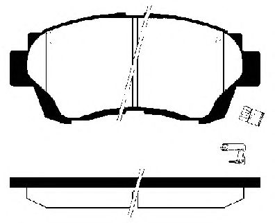 Тормозные колодки NK 224535
