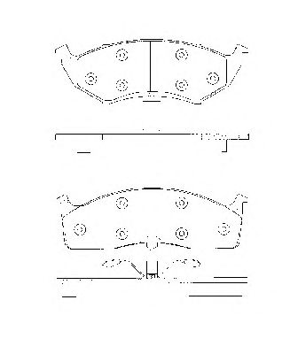 Тормозные колодки NK 229309