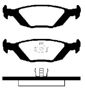 Тормозные колодки NK 229959