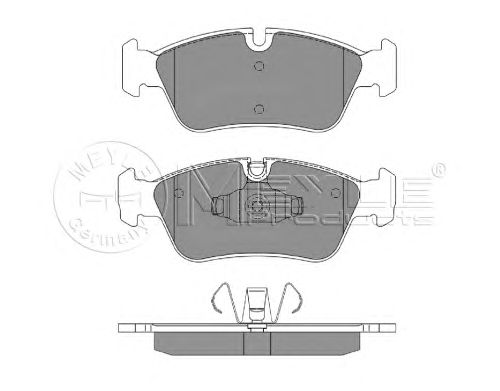 Тормозные колодки MEYLE 025 239 3517