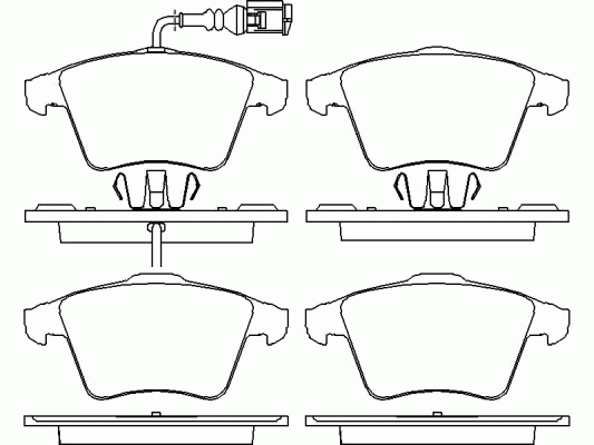 Тормозные колодки PAGID T1457