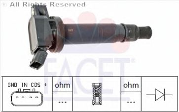 Катушка зажигания FACET 9.6358
