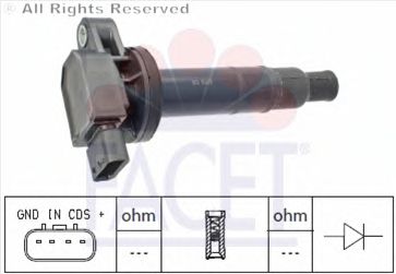 Катушка зажигания FACET 9.6359