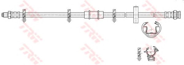 Тормозной шланг TRW PHB242