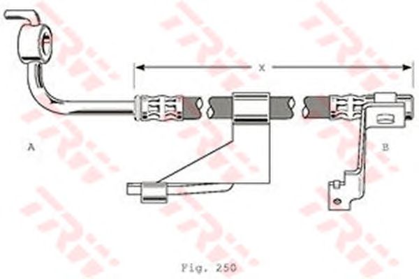 Тормозной шланг TRW PHD363