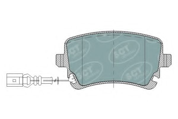 Тормозные колодки SCT SP 288