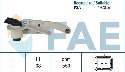 Датчик импульсов FAE 79100 (датчик частоты вращения)