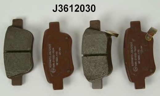 Тормозные колодки NIPPARTS J3612030