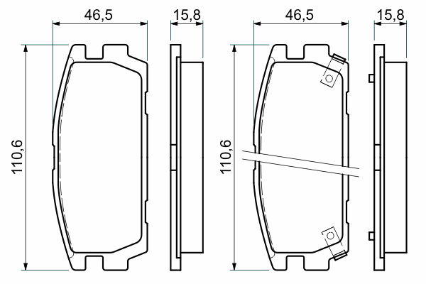 Тормозные колодки BOSCH 0 986 494 137