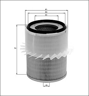 Воздушный фильтр KNECHT LX 673