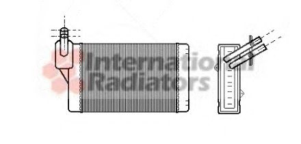Радиатор отопителя VAN WEZEL 58006060