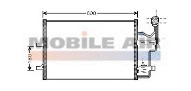 Радиатор кондиционера VAN WEZEL 27005184