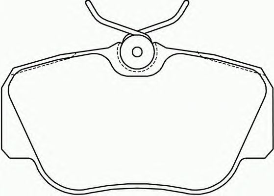 Тормозные колодки TEXTAR 2105503