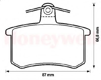 Тормозные колодки JURID 571350J