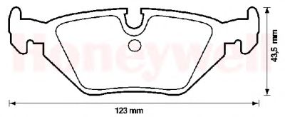 Тормозные колодки JURID 571527J